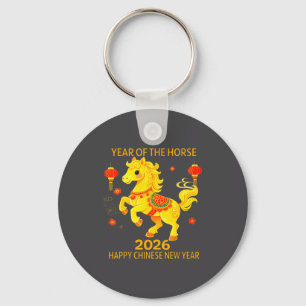 Chinese New Year Clothing Year Of The Horse 2026  Key Ring