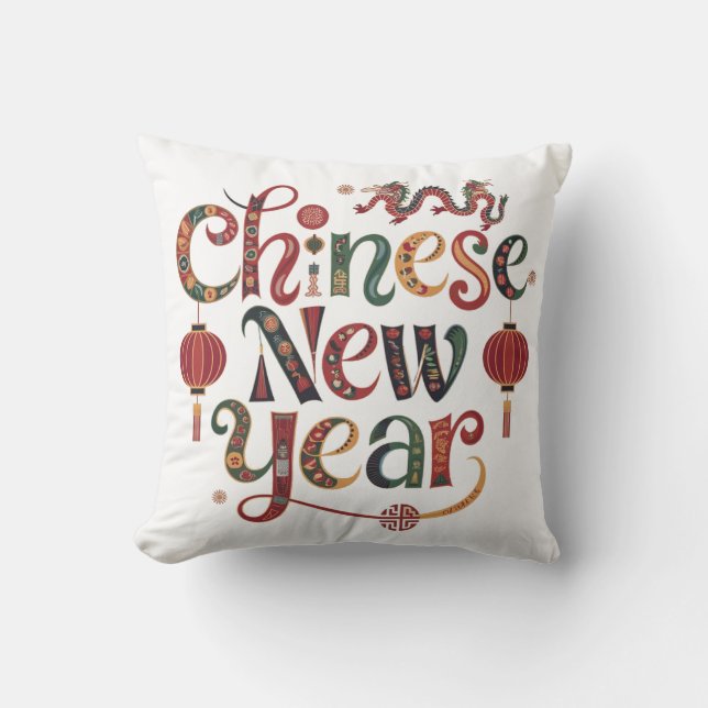 Chinese New year Cushion (Front)