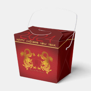 Chinese New Year Dragon 2024 Double Dragons TOFB Favour Box