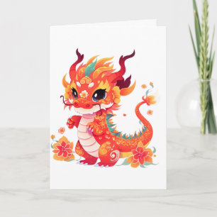 Chinese New Year Dragon Card