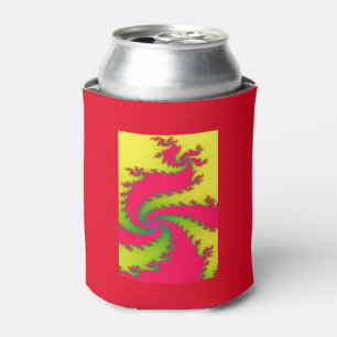 Chinese New Year Dragon Fractal Can Cooler
