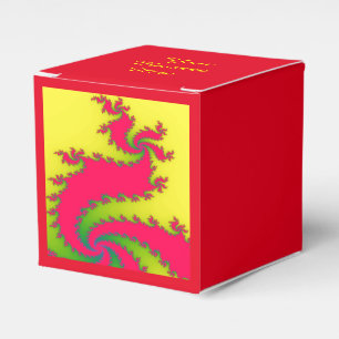Chinese New Year Dragon Fractal Custom Favour Box