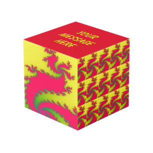Chinese New Year Dragon Fractal Custom Photo Cube
