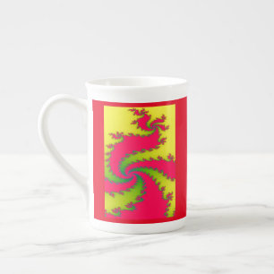 Chinese New Year Dragon Fractal Mug