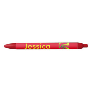 Chinese New Year Dragon Fractal Personalised Pen
