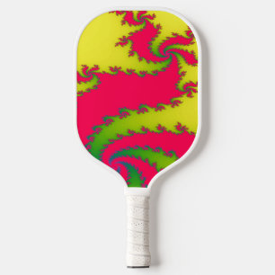 Chinese New Year Dragon Fractal Pickleball Paddle