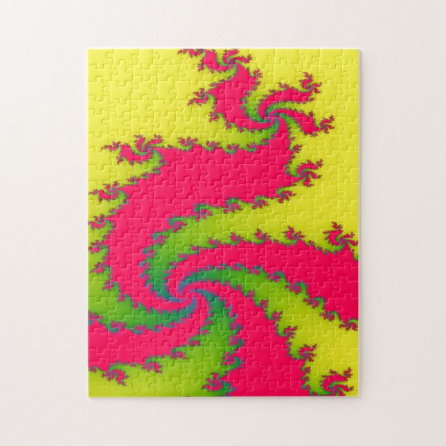 Chinese New Year Dragon Fractal Puzzle (Vertical)