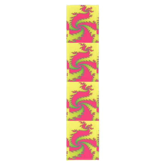 Chinese New Year Dragon Fractal Table Runner (Front)