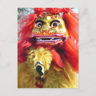 Chinese New Year Dragon Holiday Postcard