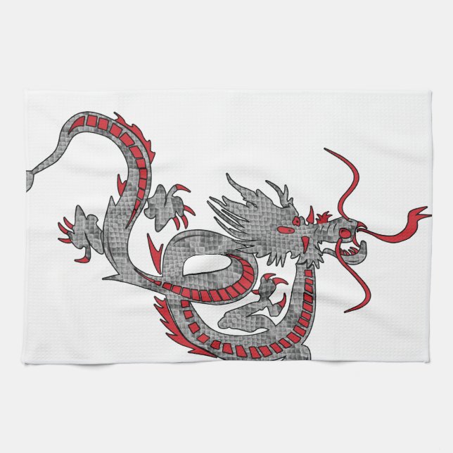 Chinese New Year Dragon Tea Towel (Horizontal)