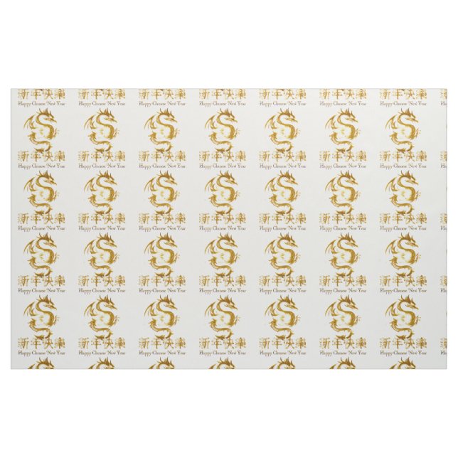 Chinese New Year Dragon Thunder_Cove Fabric (Fat Quarter)