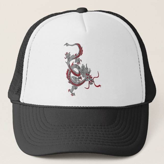 Chinese New Year Dragon Trucker Hat (Front)