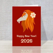 Chinese New Year Fire Horse 2026 Zodiac