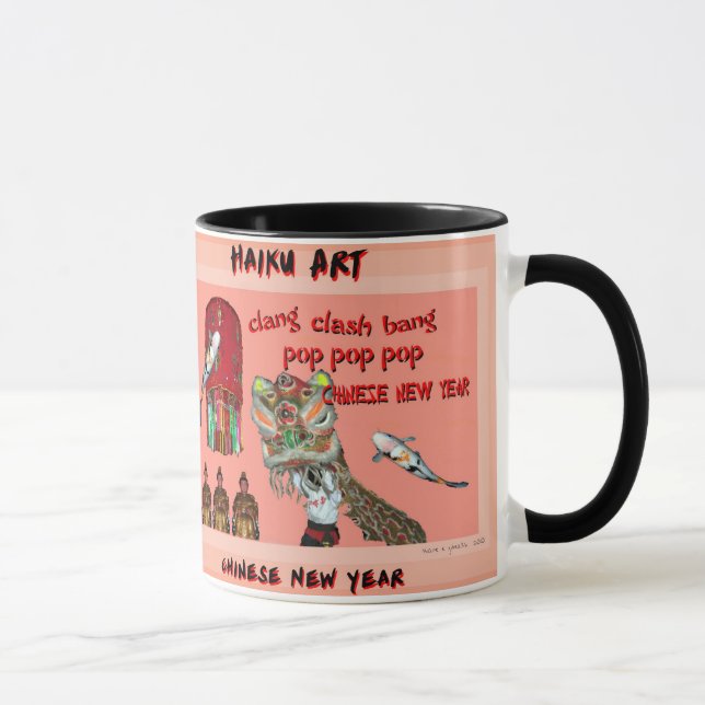 Chinese New Year Haiku Art Mug (Right)