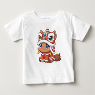 Chinese New Year Horse 2026 Baby T-Shirt