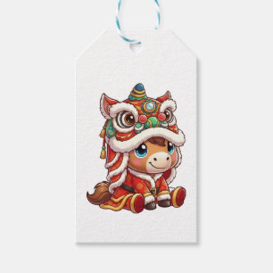 Chinese New Year Horse 2026 Zodiac Gift Tags