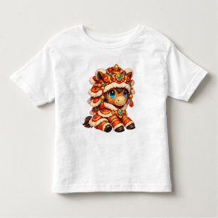 Chinese New Year Horse 2026 Zodiac Toddler T-Shirt