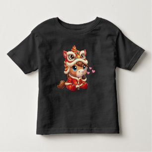 Chinese New Year Horse 2026 Zodiac Toddler T-Shirt