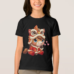 Chinese New Year Horse 2026 Zodiac Tri-Blend Shirt