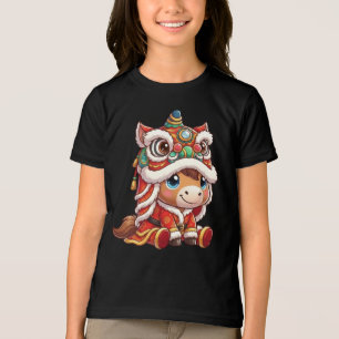 Chinese New Year Horse 2026 Zodiac Tri-Blend Shirt