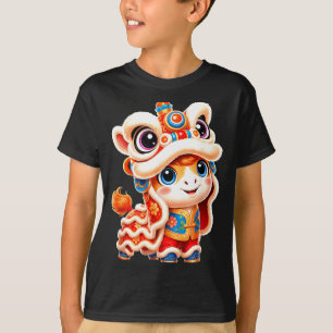 Chinese new year horse lion cny dance costume T-Shirt
