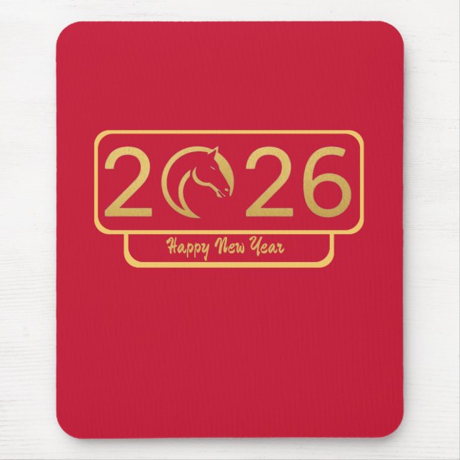 Chinese New Year Horse Perfect Gift Mouse Pad (Front)