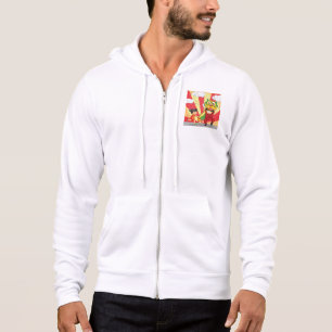 Chinese New Year Kids Lion Dance and Lantern Hoodie