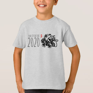 Chinese New Year Metal paper-cut Rat fruit 1KBGT T-Shirt