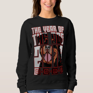 Chinese New Year Of The Dog 2018 Rottweiler Sweatshirt