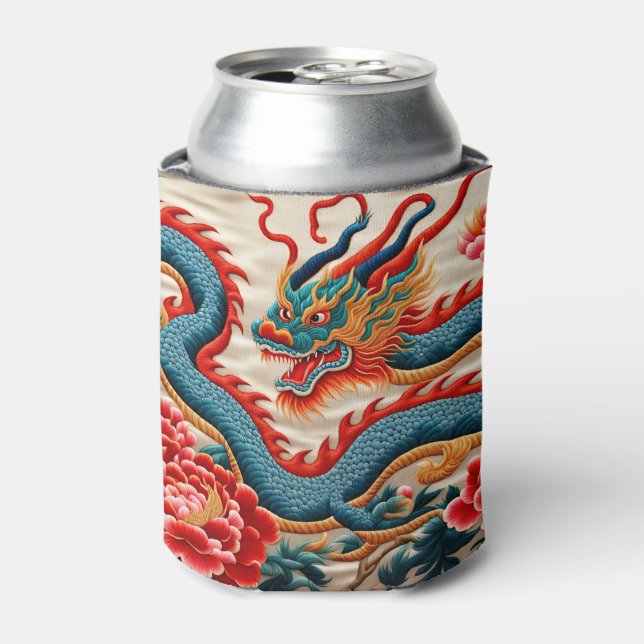 Chinese New Year of the Dragon 2024 "Embroidery" Can Cooler (Can Front)