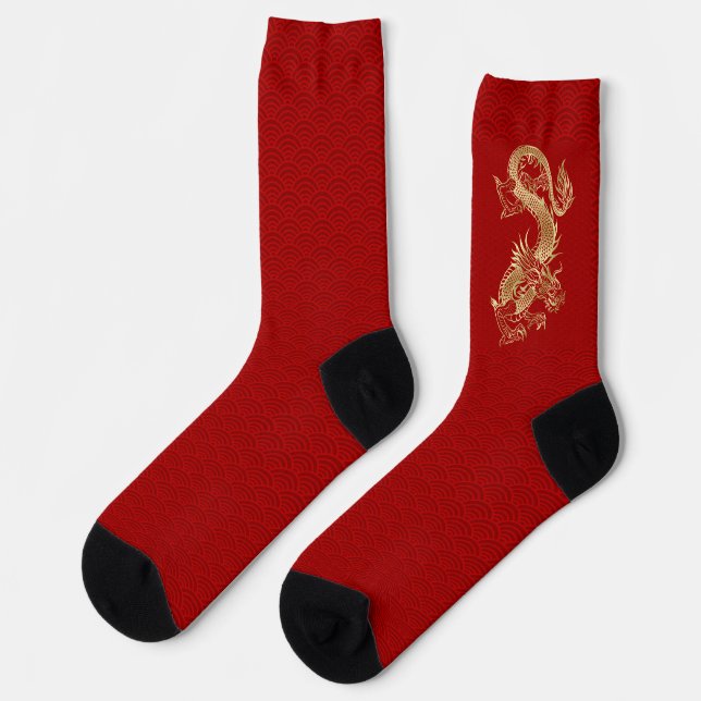 Chinese New year of the Dragon 2024 Socks (Left)