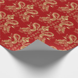 Chinese New year of the Dragon 2024 Wrapping Paper
