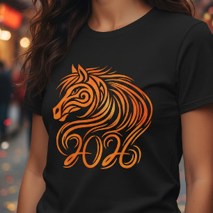 Chinese New year of the Fire Horse 2026 T-Shirt