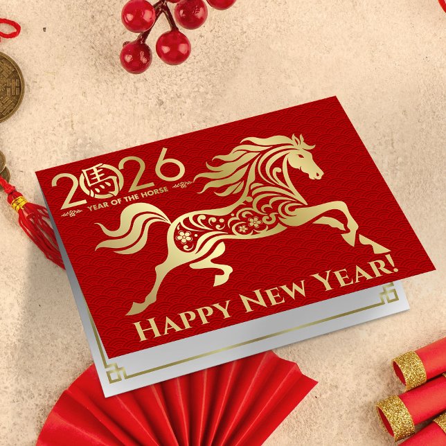 Chinese New year of the Horse 2026 Card (Creator Uploaded)
