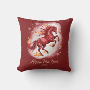 Chinese New year of the Horse 2026 Cushion