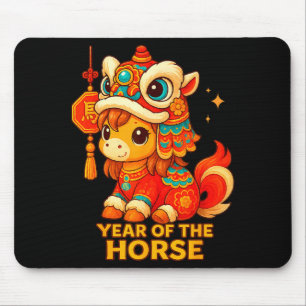 Chinese New Year Of The Horse 2026 Lunar New Year Mouse Pad