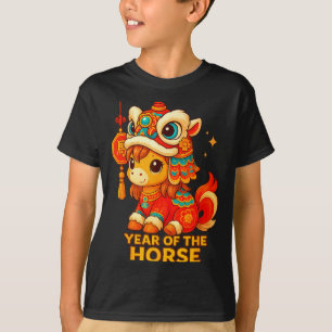 Chinese New Year Of The Horse 2026 Lunar New Year  T-Shirt