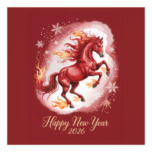 Chinese New year of the Horse 2026 Photo Print