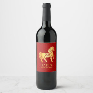 Chinese New year of the Horse 2026 Wine Label
