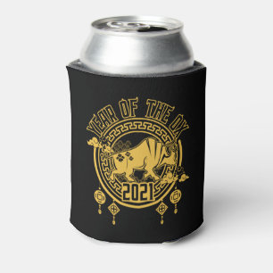 Chinese New Year of the Ox 2021 Can Cooler