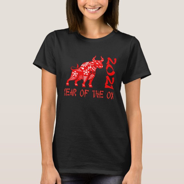 Chinese New Year of the Ox 2021 clothes  for adult T-Shirt (Front)