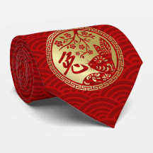 Chinese New Year of the Rabbit 2023  Neck Tie