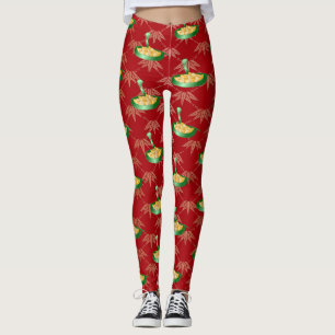 Chinese New Year of the Snake 2025 Fortune Money Leggings