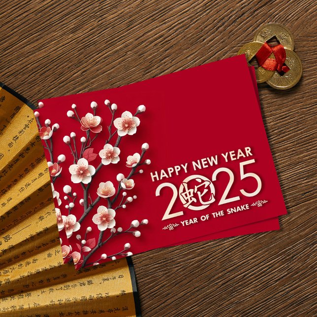 Chinese New year of the Snake 2025 Postcard (Creator Uploaded)