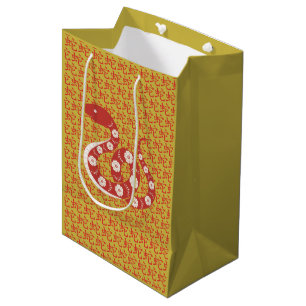 Chinese New Year of the Snake Symbol Gift Bag