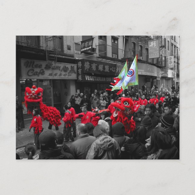 Chinese New Year Parade NY Postcard (Front)