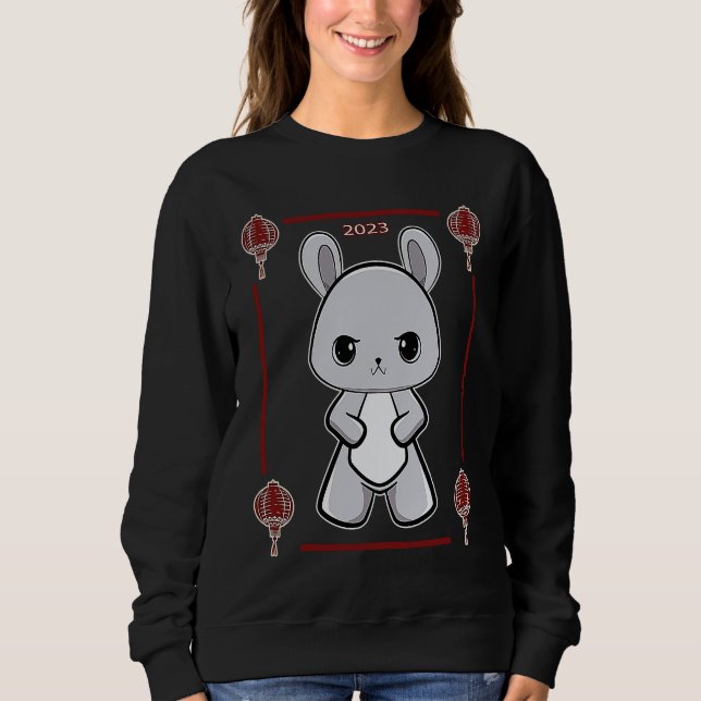Chinese New Year Rabbit  1 Sweatshirt (Front)