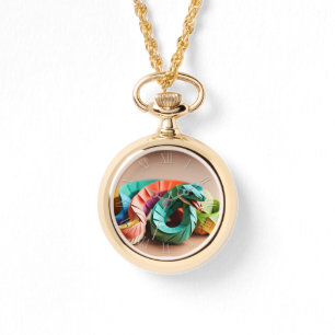 Chinese New Year Snake Origami Zodiac Birthday NW3 Watch