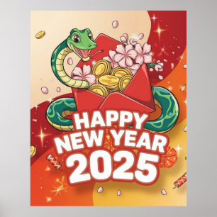 Chinese New year Snake Poster