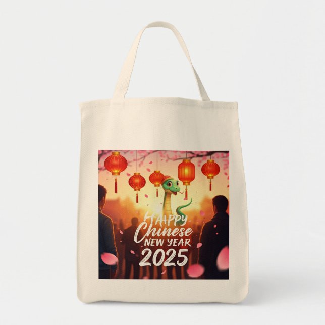 Chinese New year Snake  Tote Bag (Front)